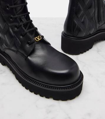 Botas Quiltie 67 de piel | Valentino Garavani