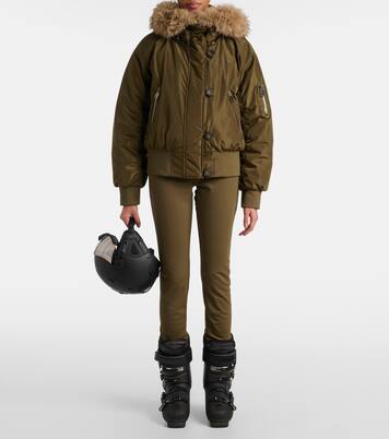 Jeanne faux fur-trimmed ski jacket | Goldbergh