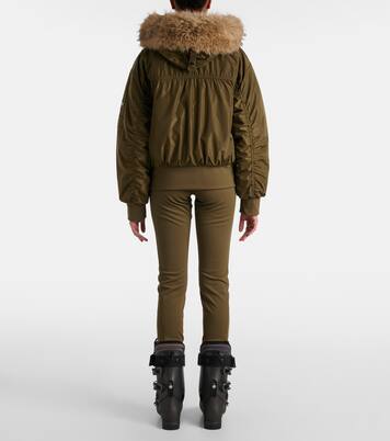 Jeanne faux fur-trimmed ski jacket | Goldbergh