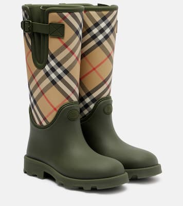 Marsh Burberry Check rain boots | Burberry