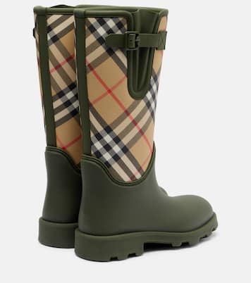 Marsh Burberry Check rain boots | Burberry
