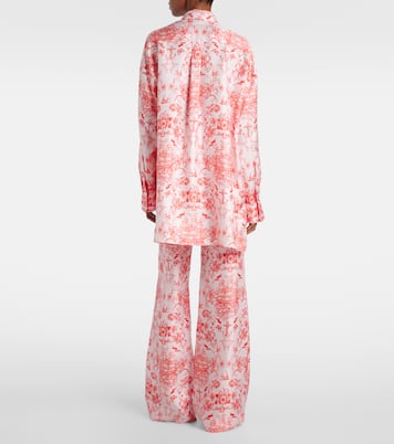 Camisa de seda estampada | McQueen