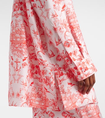 Camisa de seda estampada | McQueen