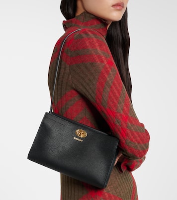 Small leather crossbody bag | Burberry