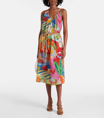 Abito midi in cotone con stampa | Farm Rio