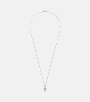 Collar Heart Locket de oro de 9 ct con diamantes | Persée