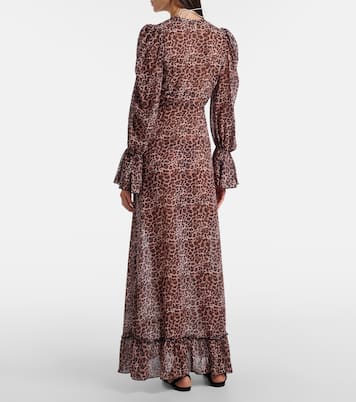 Berta leopard-print beach cover-up | Bananhot