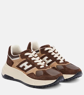 H669 suede and leather sneakers | Hogan