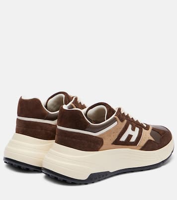 H669 suede and leather sneakers | Hogan
