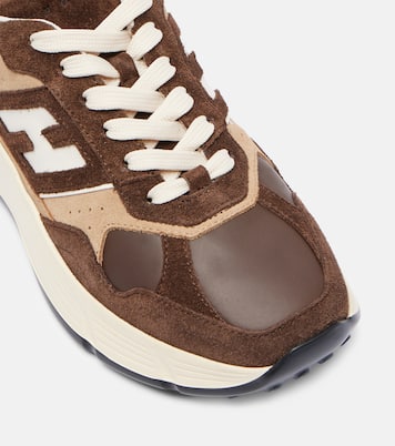 H669 suede and leather sneakers | Hogan