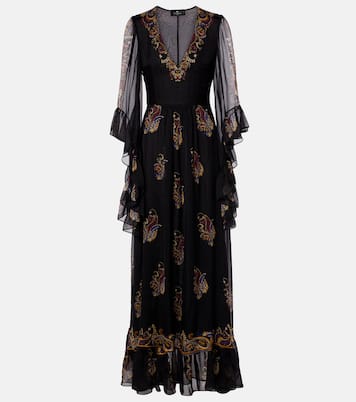 Paisley silk maxi dress | Etro