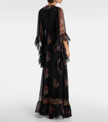 Paisley silk maxi dress | Etro