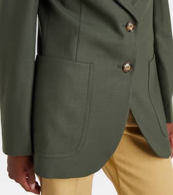 Blazer de botonadura simple | Victoria Beckham