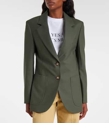 Blazer de botonadura simple | Victoria Beckham