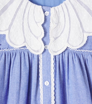 Hyacinte cotton chambray dress | Louise Misha