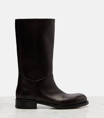 Nobilis Riding leather knee-high boots | The Row