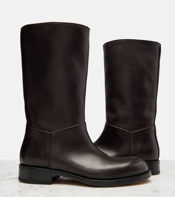 Nobilis Riding leather knee-high boots | The Row