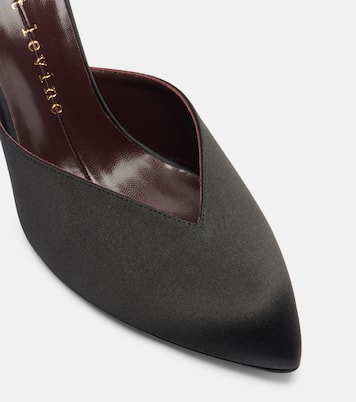 Sitting Pretty satin mules | Herbert Levine