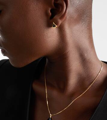 Orecchini Divas' Dream in oro 18kt con onice e diamanti | Bvlgari