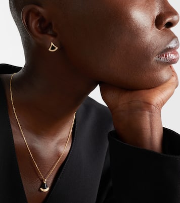 Orecchini Divas' Dream in oro 18kt con onice e diamanti | Bvlgari