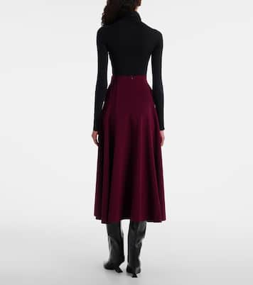Flared maxi skirt | Norma Kamali