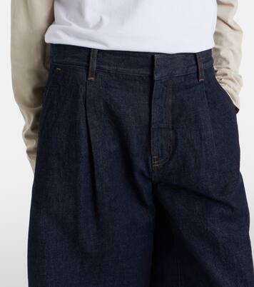 Short ample à taille basse en jean | Frame
