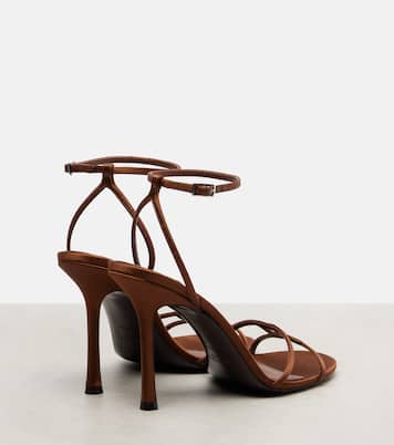 Leo 100 satin sandals  | Jimmy Choo