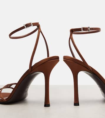 Leo 100 satin sandals  | Jimmy Choo