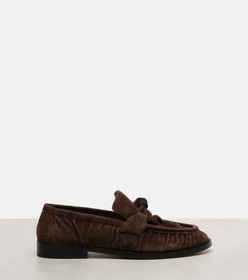 Astaire Knot suede loafers | Bottega Veneta
