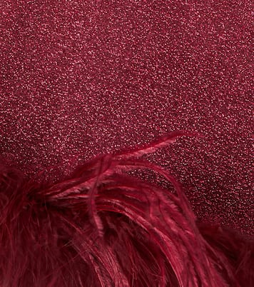 Lumière feather-trimmed top | Oséree Kids