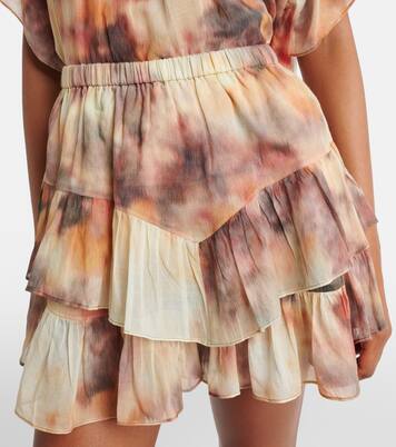 Jocadia printed ruffled cotton skort | Marant Etoile