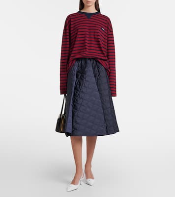 Leather slingback pumps | Prada