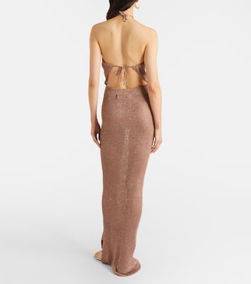 Jupe longue Alma à sequins | Bananhot