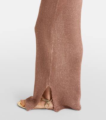 Jupe longue Alma à sequins | Bananhot