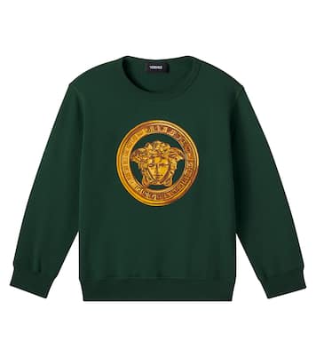 Medusa cotton jersey sweatshirt | Versace Kids