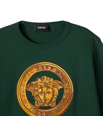 Medusa cotton jersey sweatshirt | Versace Kids