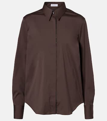 Monili珠饰棉质混纺上衣 | Brunello Cucinelli