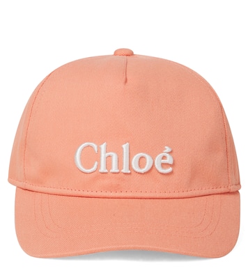 Logo embroidered baseball cap | Chloé Kids