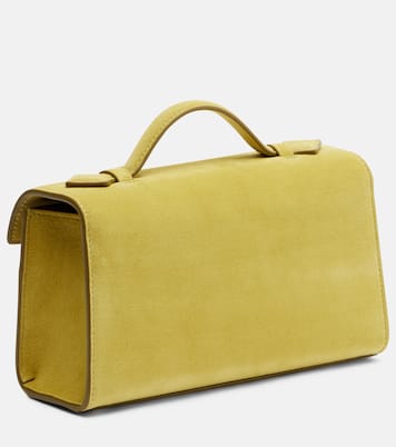 Symmetry Pochette Mini suede top-handle bag | Savette