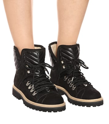 Bottines Edna en daim | Ganni