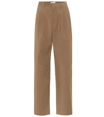 Nicola high-rise straight pants | Deveaux New York