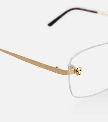 Gafas rectangulares Panthère de Cartier | Cartier Eyewear Collection