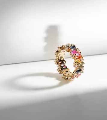 Audrey 18kt gold ring with sapphires and diamonds | Suzanne Kalan
