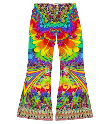 Printed high-rise flared leggings | Camilla Kids