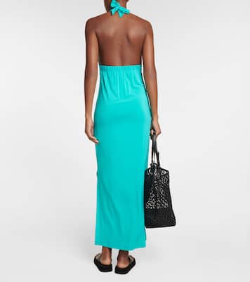 Halter-neck jersey maxi dress | Max Mara