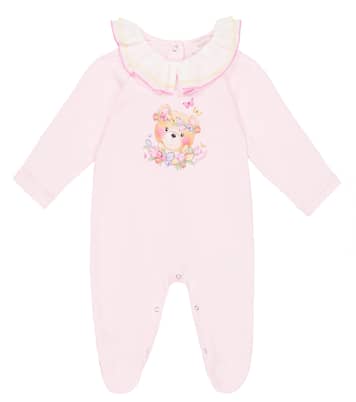 Baby - Tutina in cotone con stampa | Monnalisa