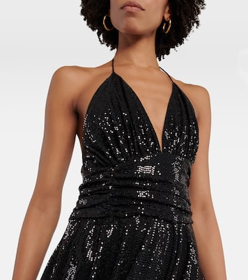 Sequined halterneck minidress | Alexandre Vauthier