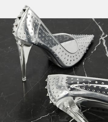 Pumps Rockstud 110 in PVC con cristalli | Valentino Garavani