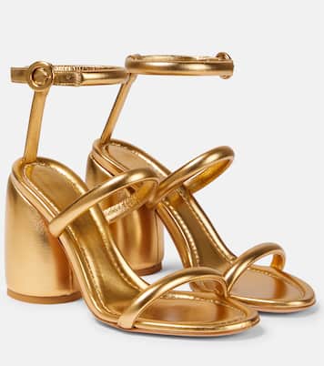 Adrie metallic leather sandals | Gianvito Rossi
