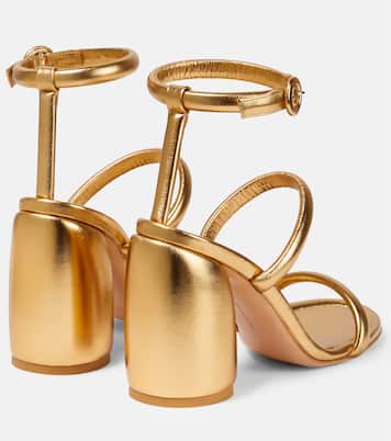 Adrie metallic leather sandals | Gianvito Rossi